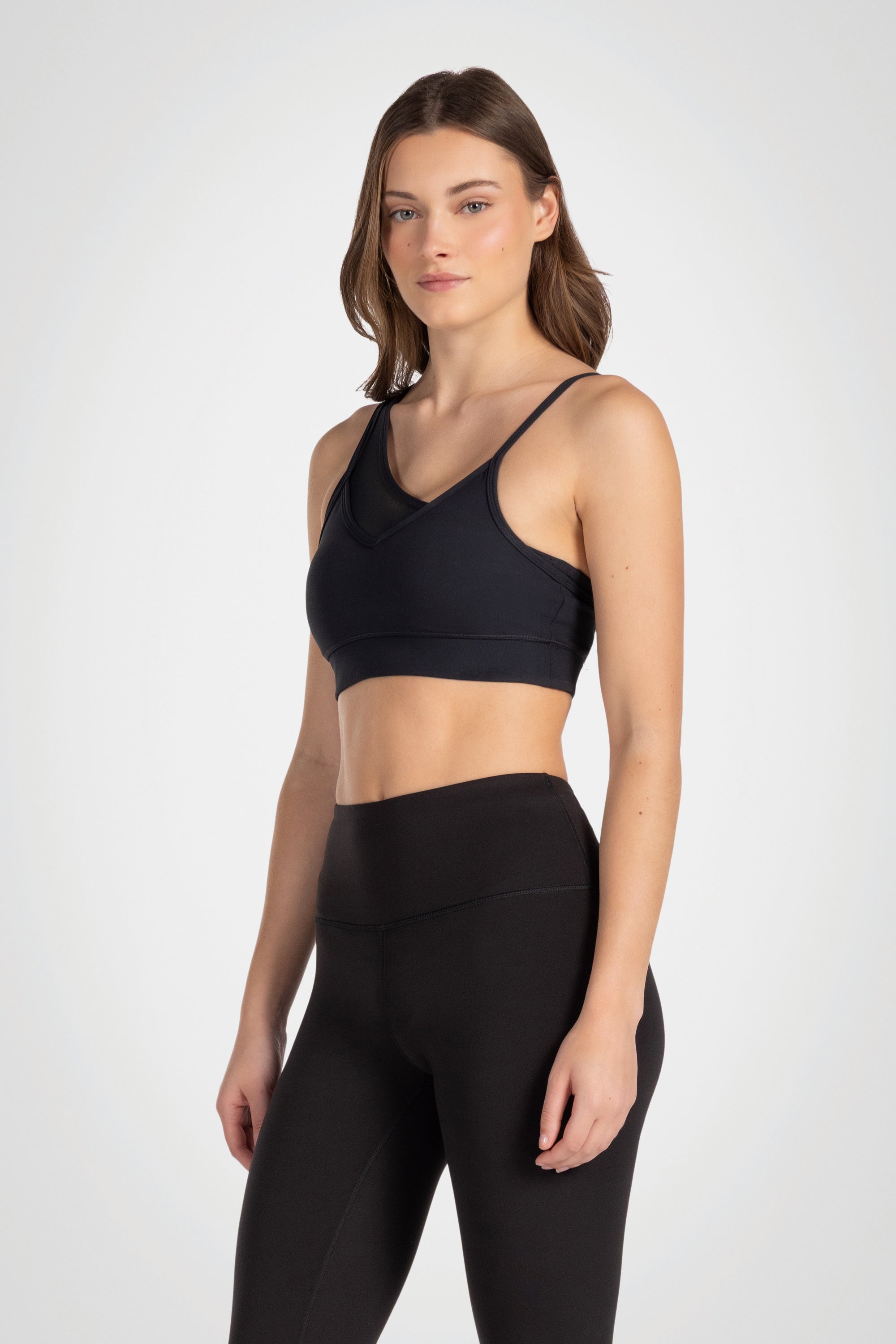 Power Play Asymmetrical Mesh Bra