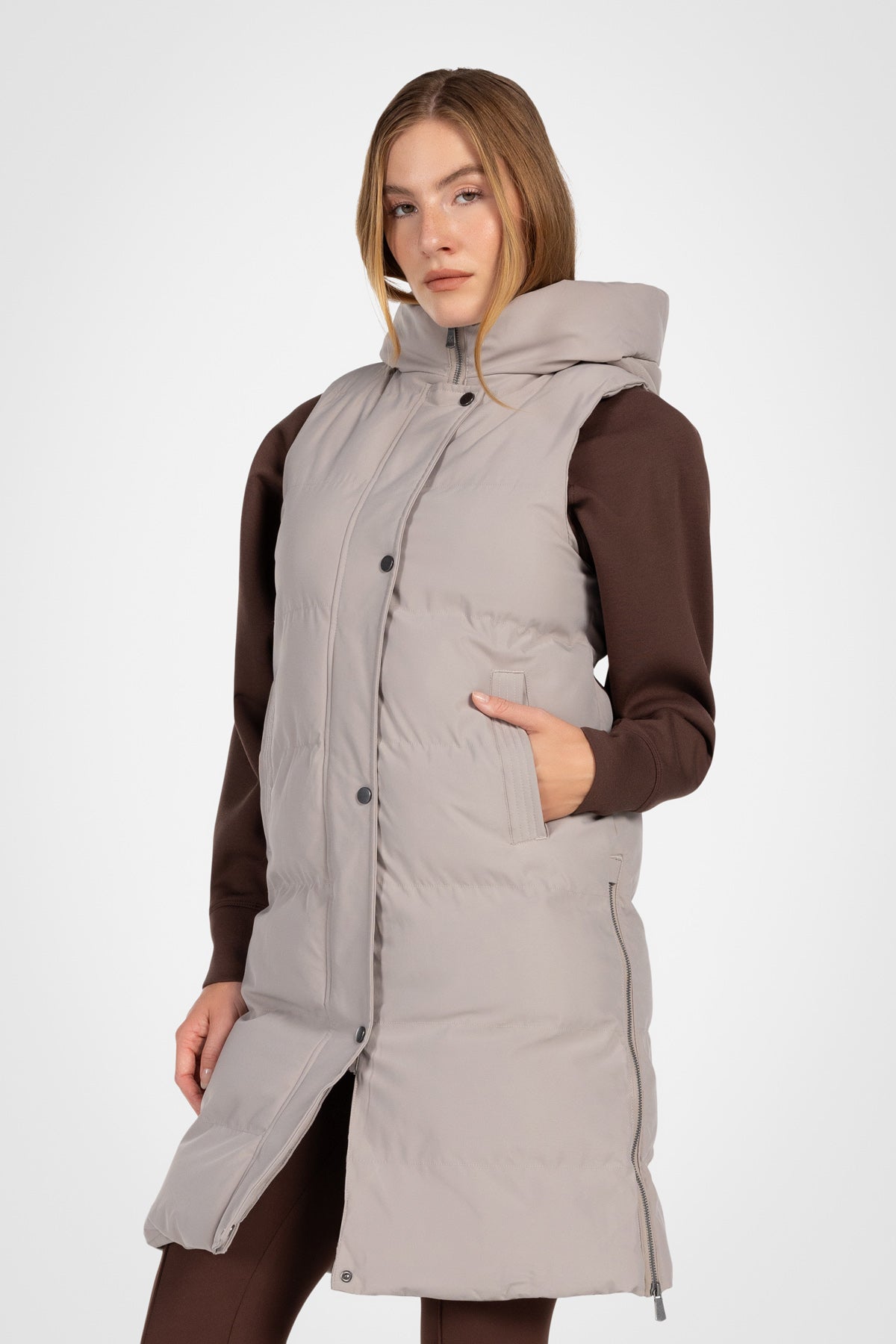Explorer Long Puffer Vest