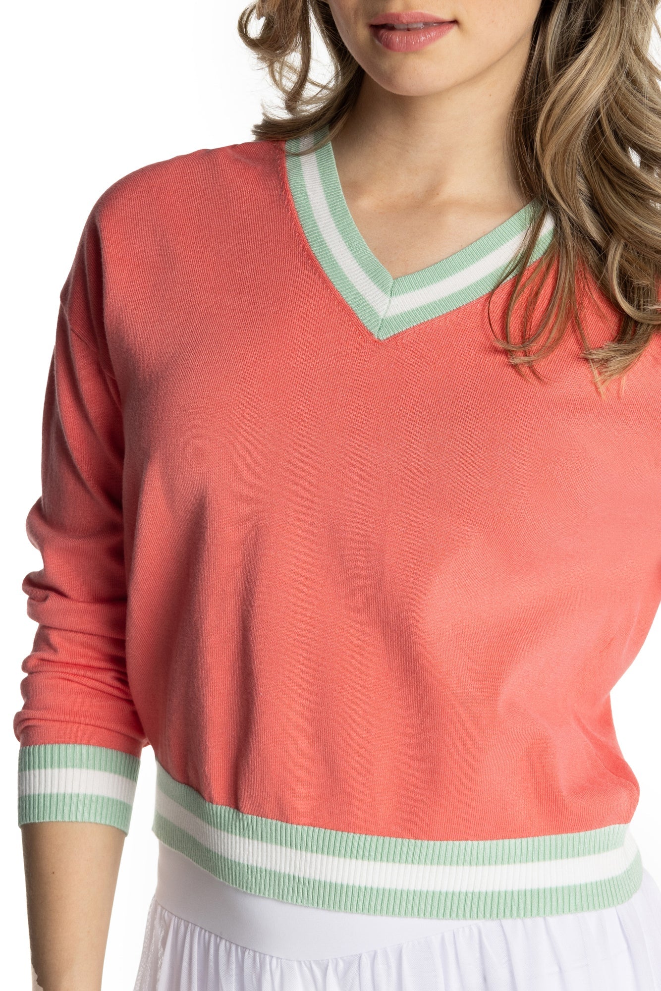 Court Charme Long Sleeve Sweater