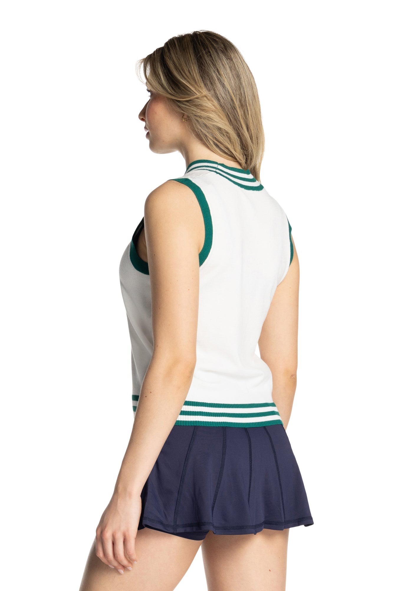 Fairway Flair Crop Top Sweater