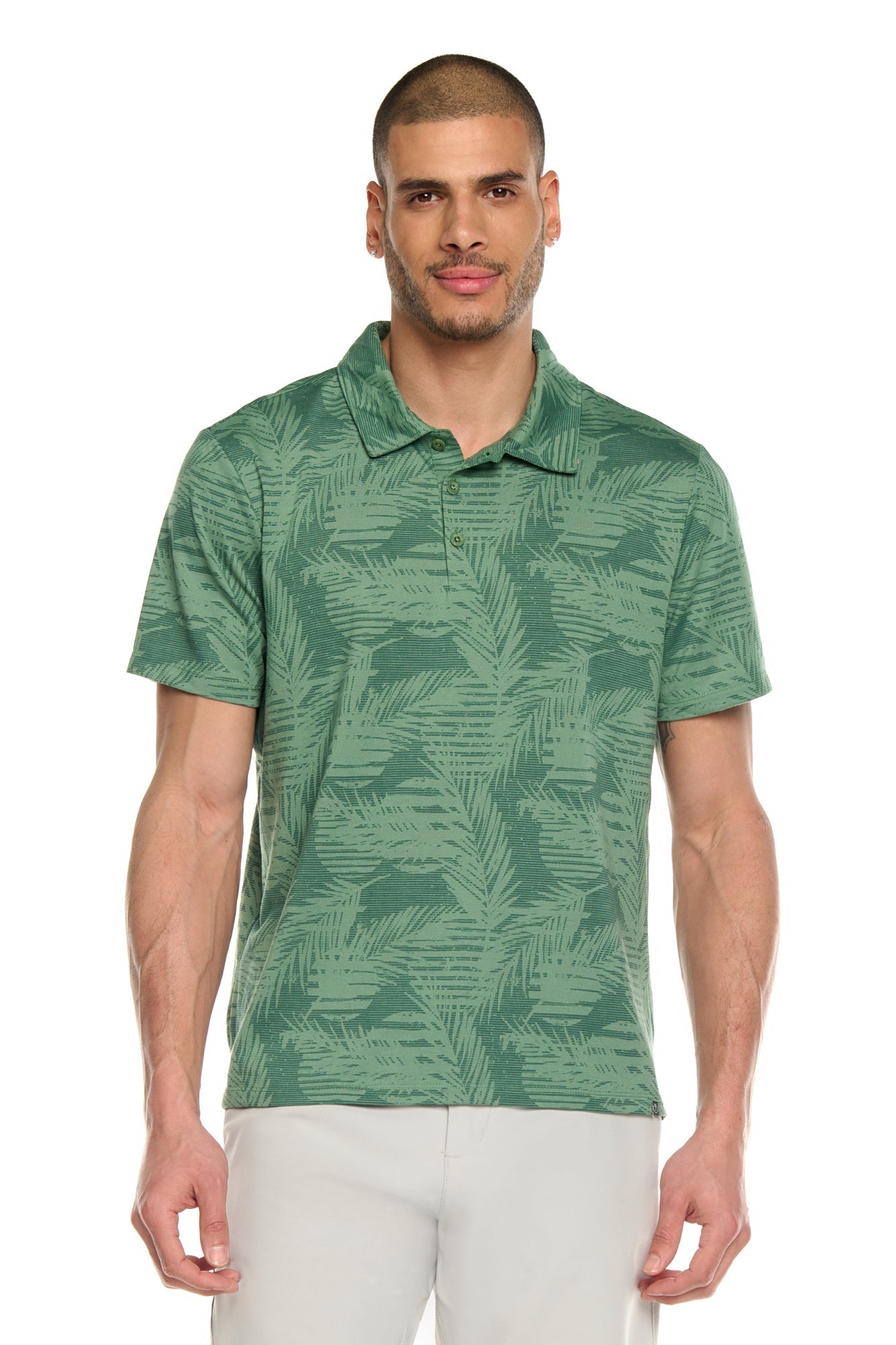 Time Out Printed Golf Polo