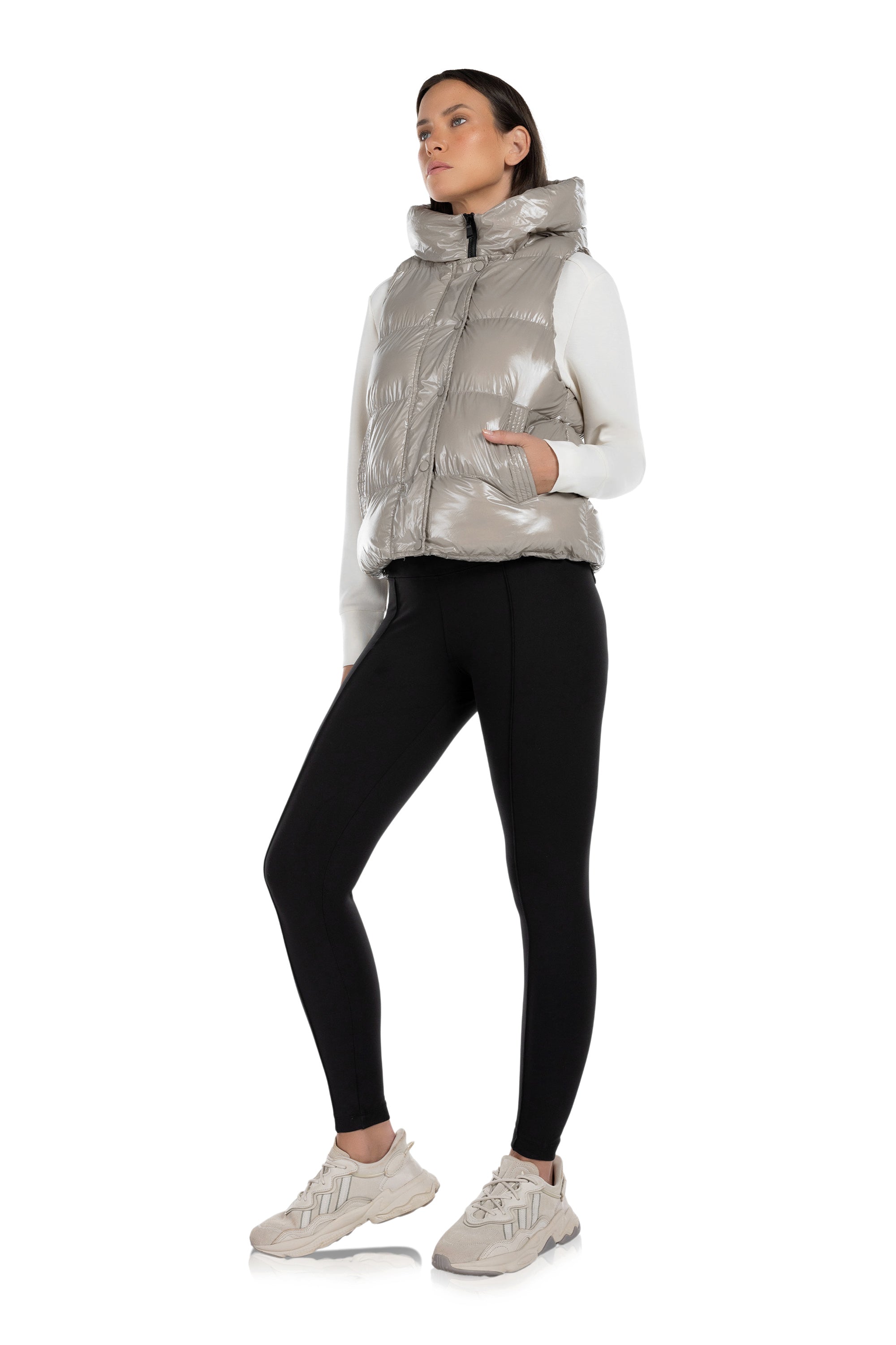 Boreal Short Glossy Puffer Vest