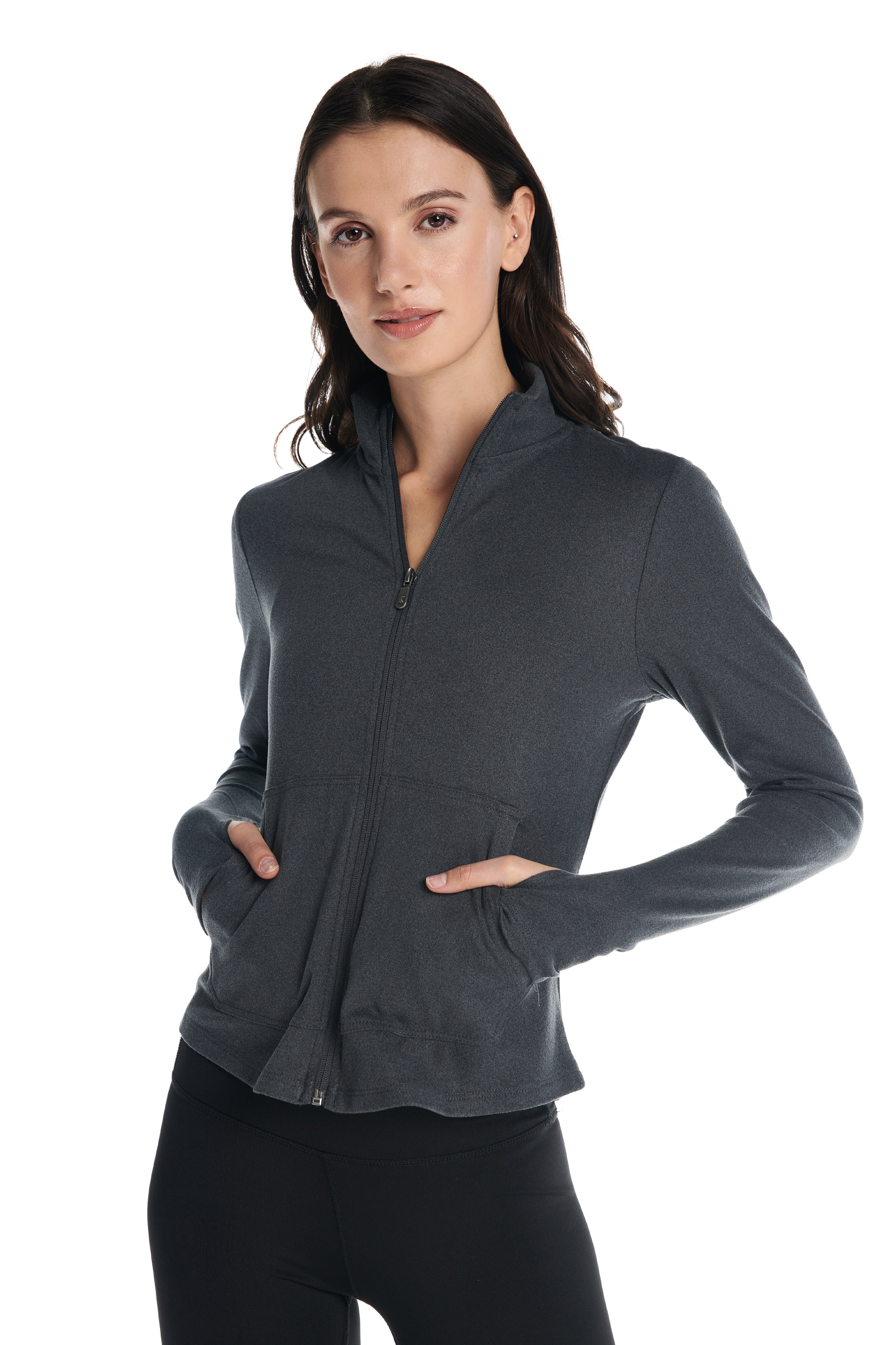 Aspen Lightweight Zip Up Long-Sleeve Sweater