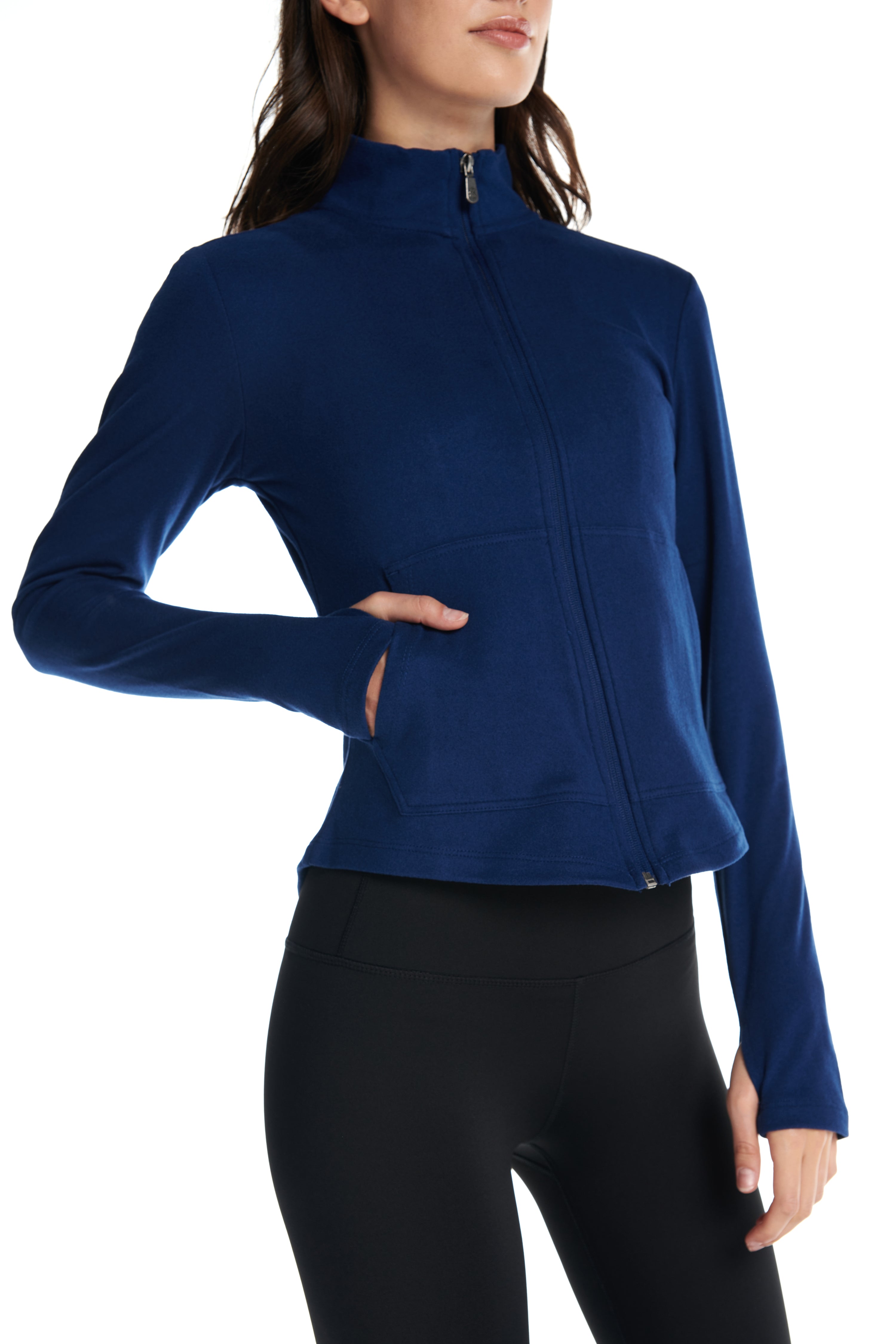Aspen Lightweight Zip Up Long-Sleeve Sweater