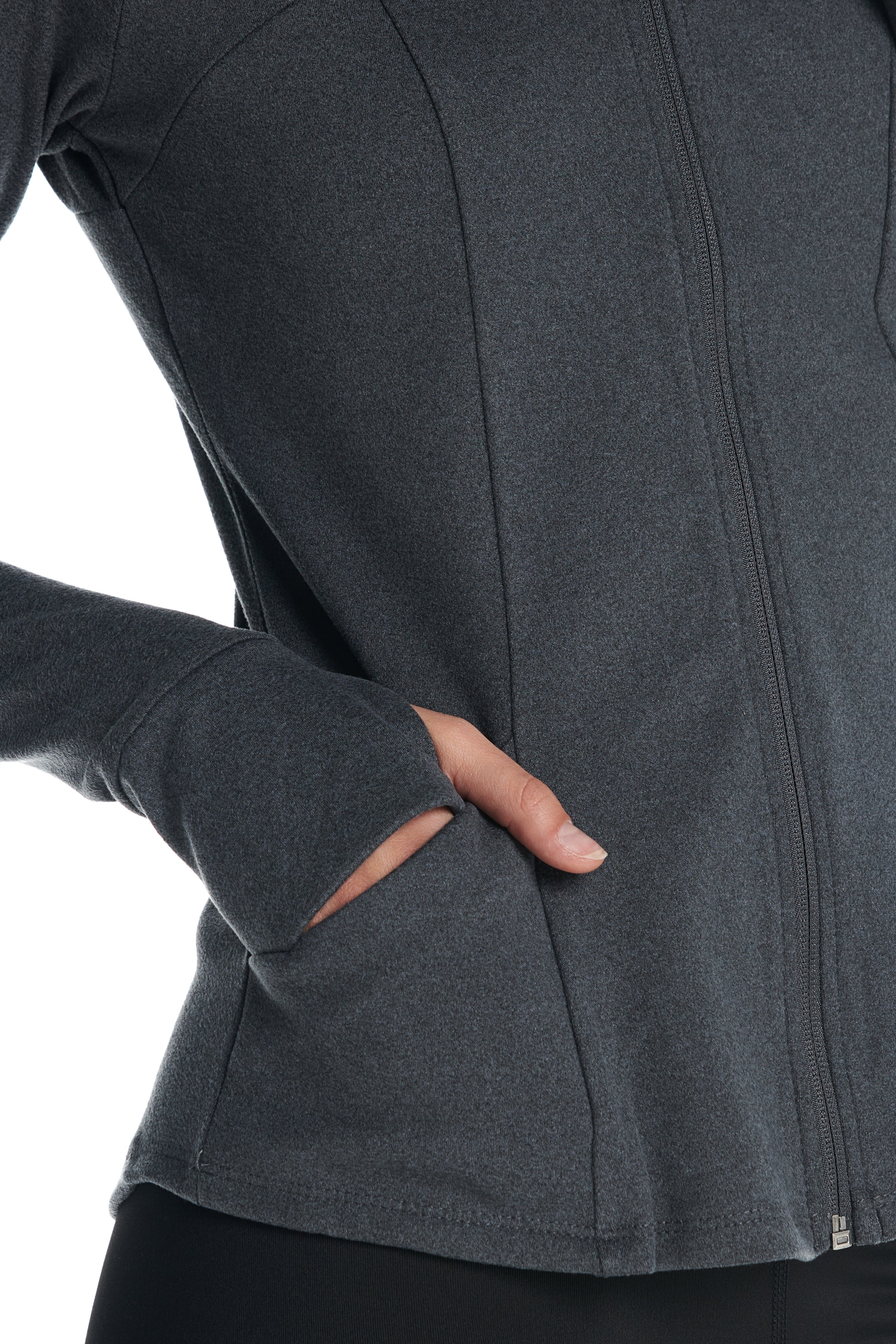 Aspen Sporty Zip Up Long-Sleeve Sweater