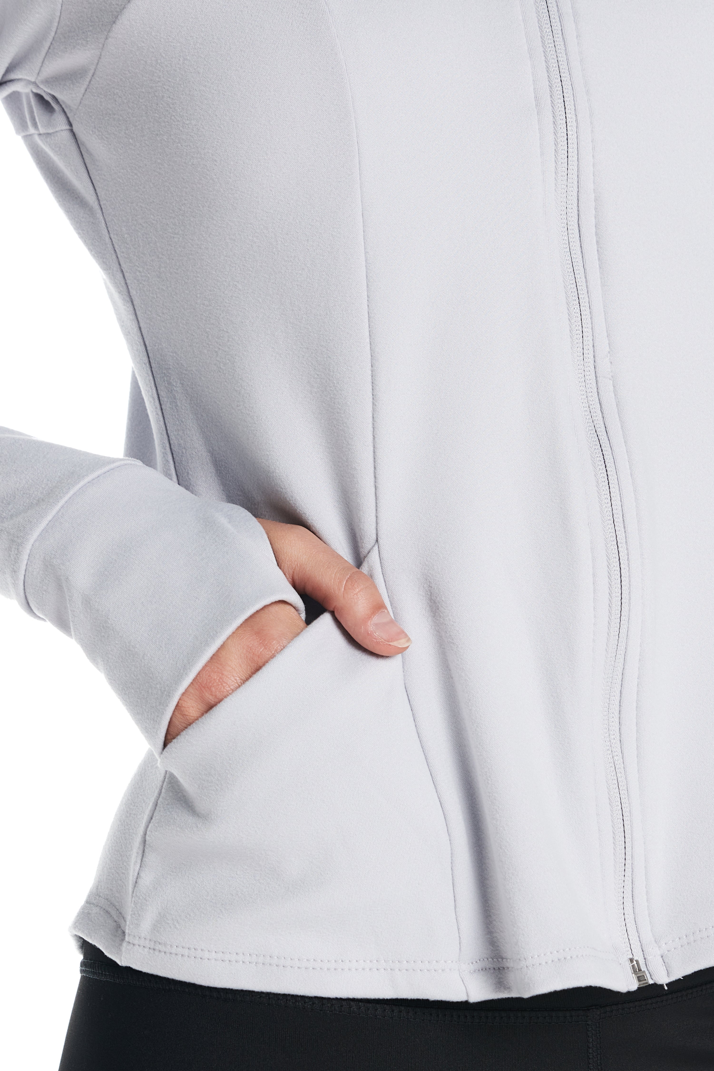 Aspen Sporty Zip Up Long-Sleeve Sweater