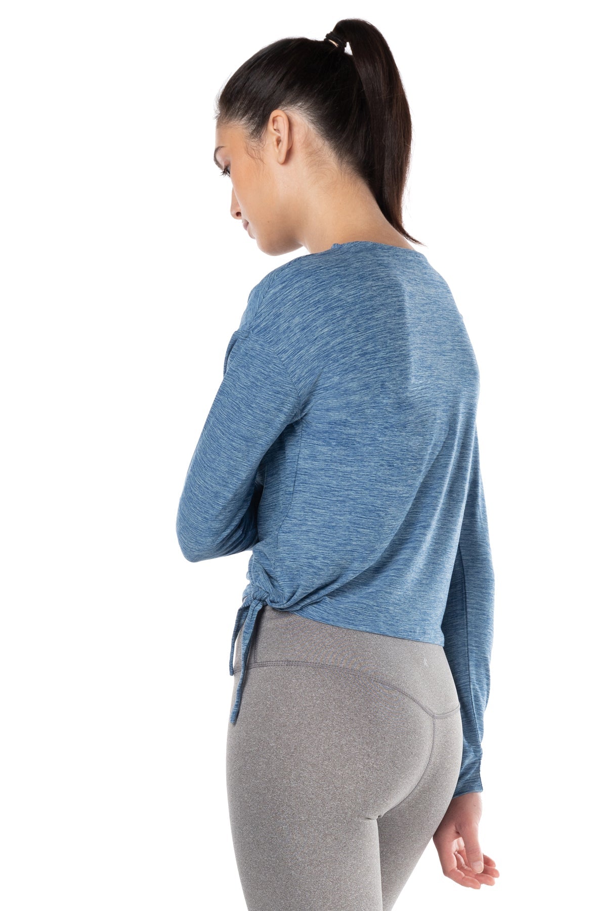 Day-To-Day Side-Tie Long Sleeve Top