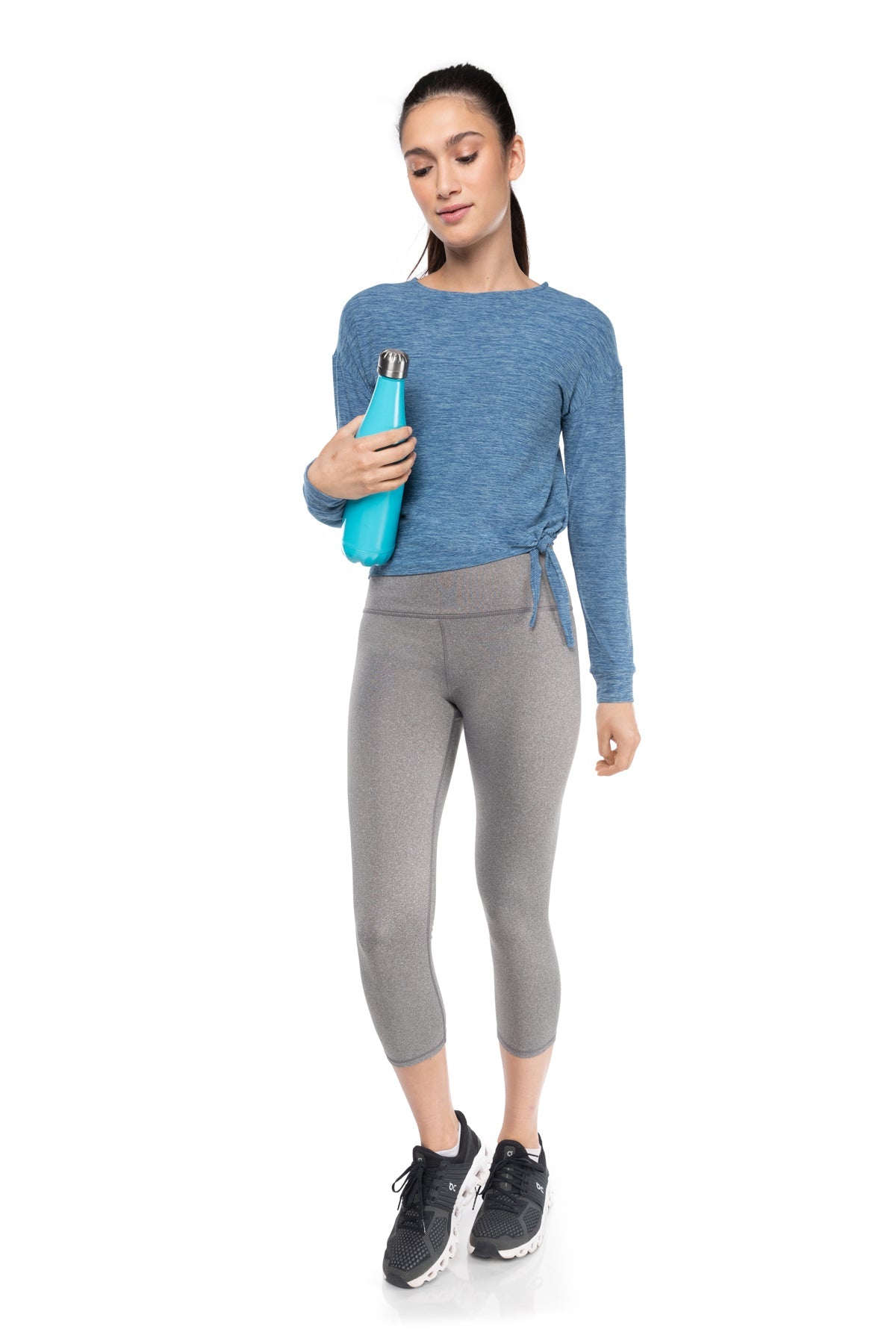 Day-To-Day Side-Tie Long Sleeve Top