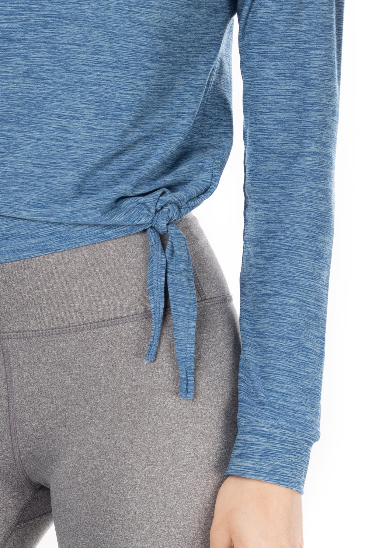 Day-To-Day Side-Tie Long Sleeve Top