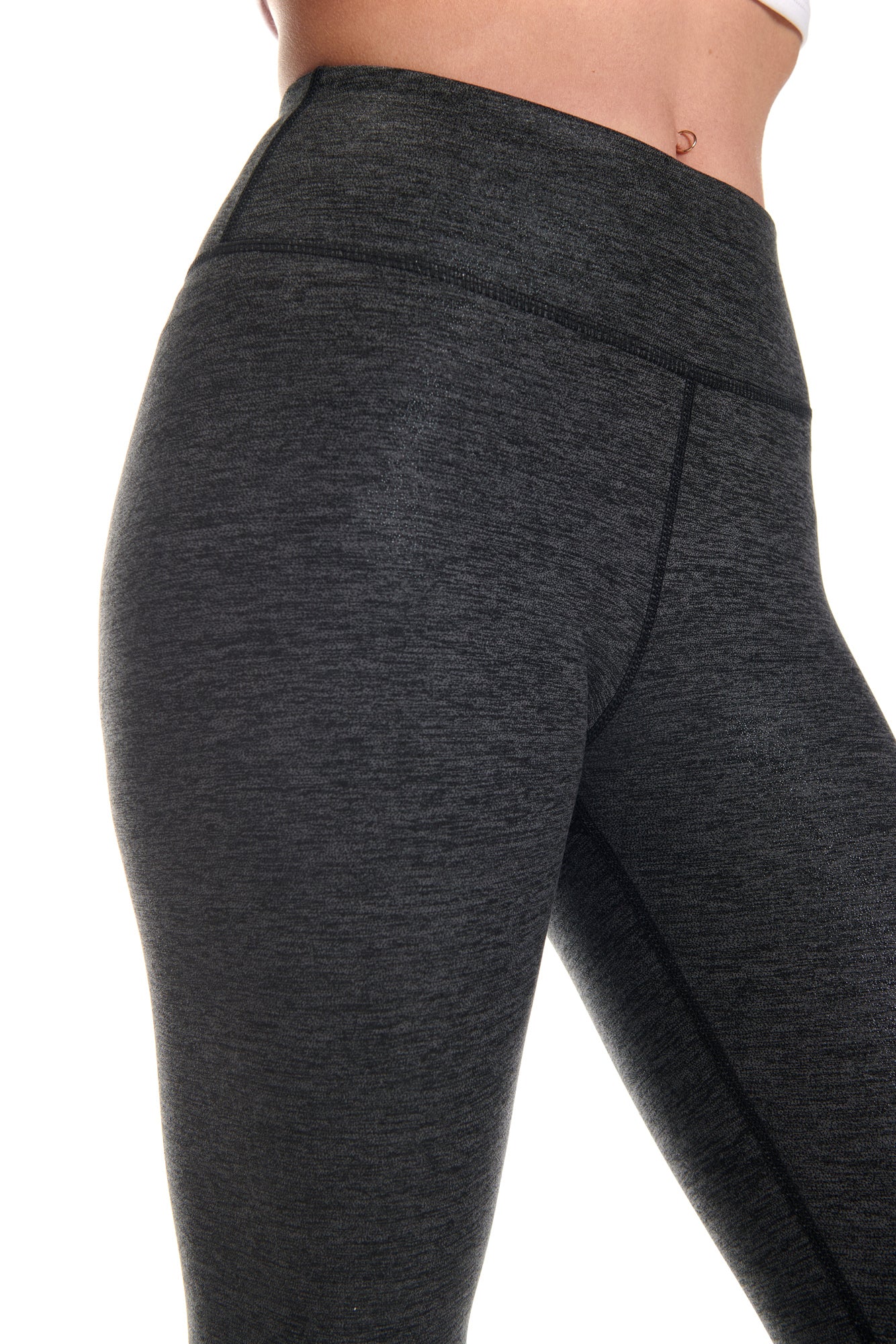 Allover Print Melange Moss Jersey Legging