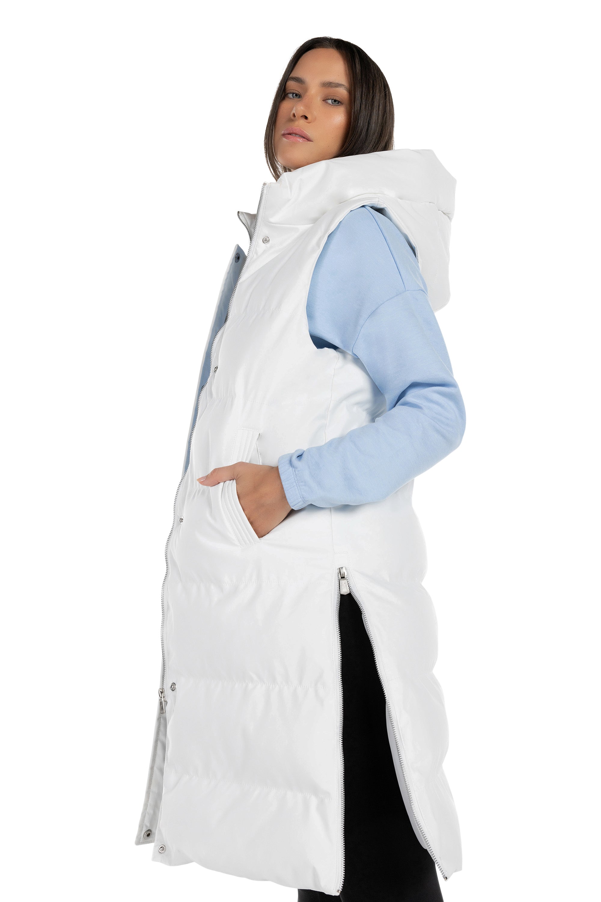 Explorer Long Puffer Vest